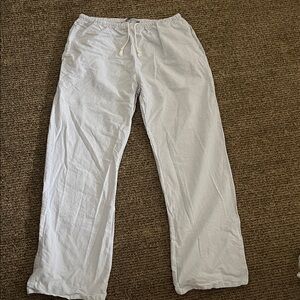 Brandy Melville White Striped Pants